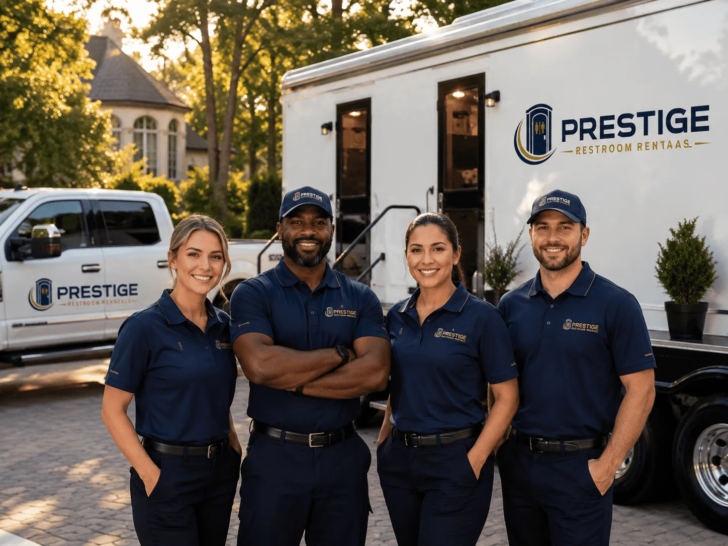 Trusted Luxury Portable Restrooms company in Warnock, OH